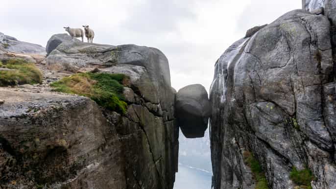 kjerag caminhada de outono guiada