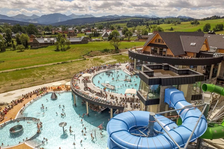 From Kraków: Slovakia Treetop Walk and Thermal Baths Group Tour with Ticket to Cableway in Slovakia Included