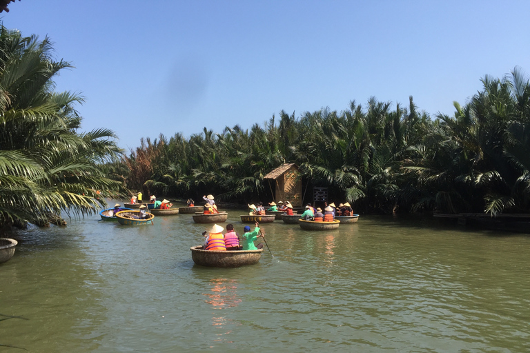 Aula de culinária ecológica, passeio de cruzeiro, barco de cestas de Hoian/DananDe Hoi An