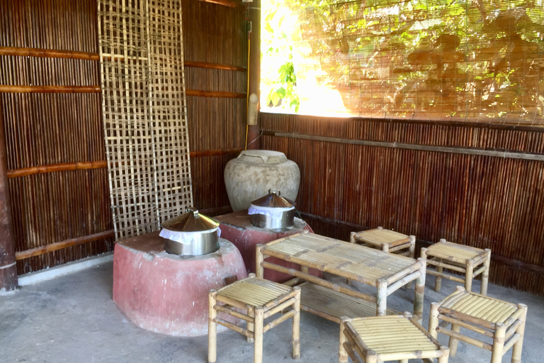 Aula de culinária ecológica, passeio de cruzeiro, barco de cestas de Hoian/DananDe Hoi An