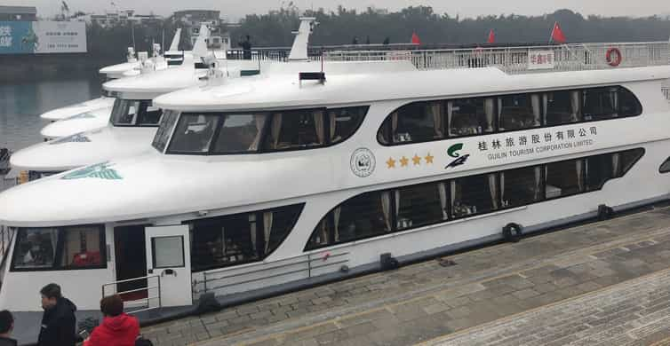 4-Sterne-Luxuskreuzfahrt auf dem Li-Fluss ab Guilin mit Mittagsbuffet