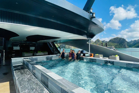 From Ha Noi: Full Day Ha Long/Lan Ha Bay by Taliya Cruise From Ha Noi: Full - Day Ha Long - Lan Ha Taliya Cruise