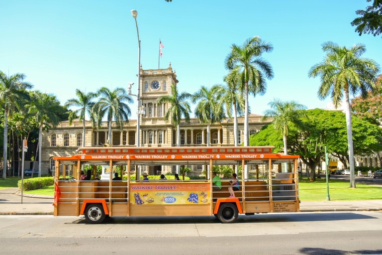 Waikiki Trolley Hop-on Hop-off 1, 4 or 7-Day All-Line Pass 1-Day Pass - All Lines