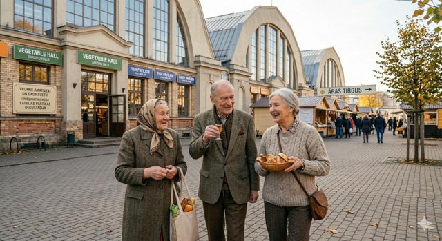 Fun Walk Private Tour Around Central Market Riga