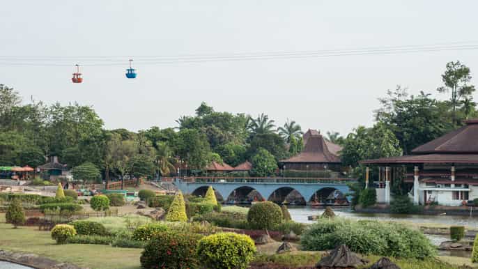 jakarta indonesia in miniature park tour
