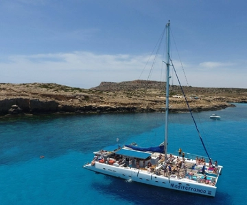 Vanuit Protaras: Catamaran cruise naar Blue Lagoon