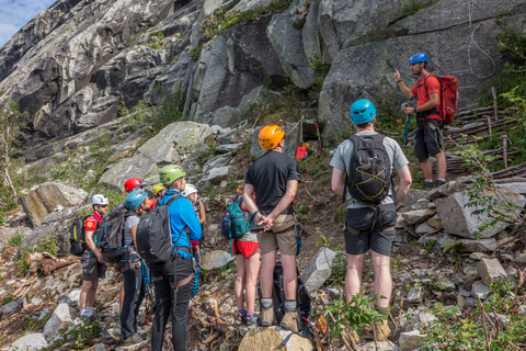 Odda: Trolltunga Via Ferrata, zachód i wschód słońca