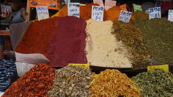 tel aviv visite du marché du carmel de 2 heures en anglais avec déjeuner