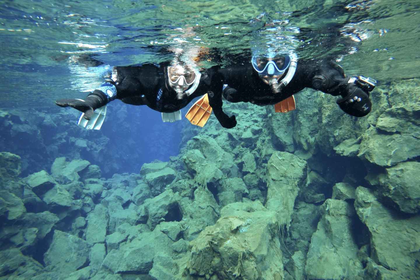 Silfra-Spalte: Schnorchel-Tour mit Unterwasser-Fotos