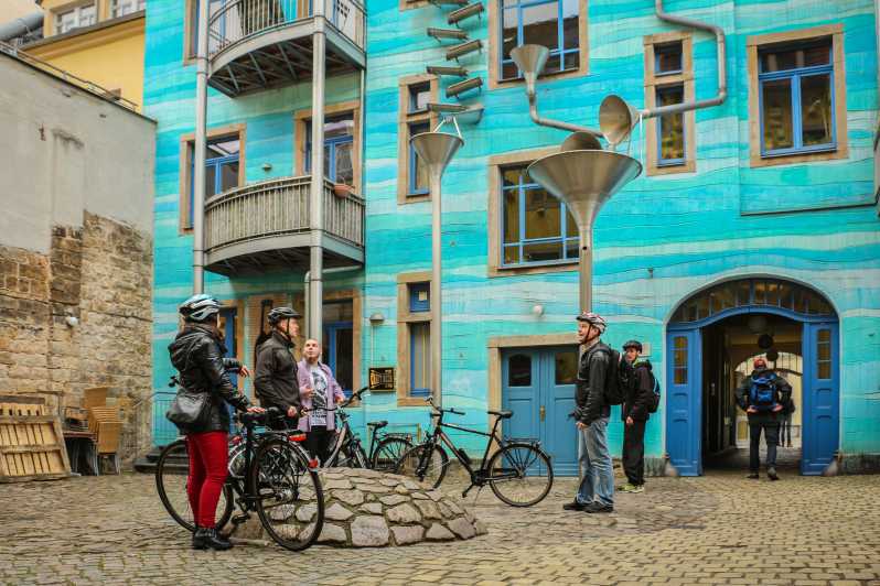 Dresden: Passeio turístico em alemão de bicicleta