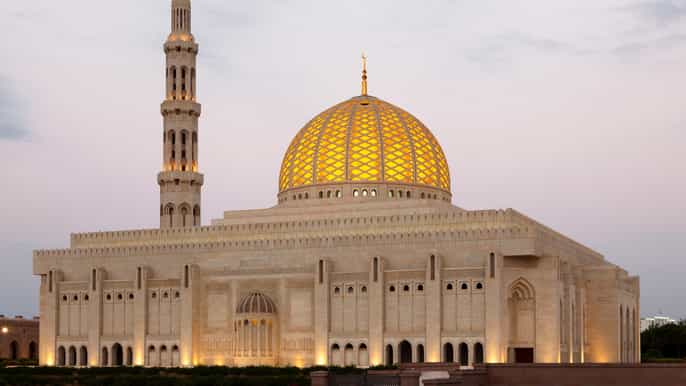 muscat city tour of grand mosque old souqs museum fort