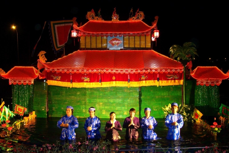 Hô-Chi-Minh-Ville : spectacle de marionnettes sur l'eau et dîner-croisière