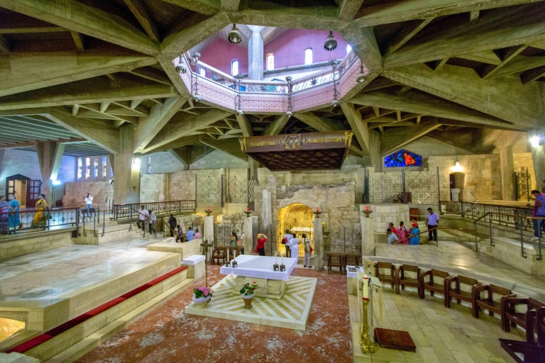 Vanuit Jeruzalem: Nazareth, de stad & het Meer van TiberiasTour in het Duits