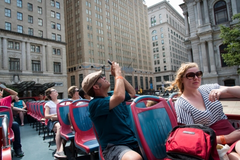 Philadelphie : visite en bus à arrêts multiples de 2 étagesBillet 3 jours pour bus à arrêts multiples
