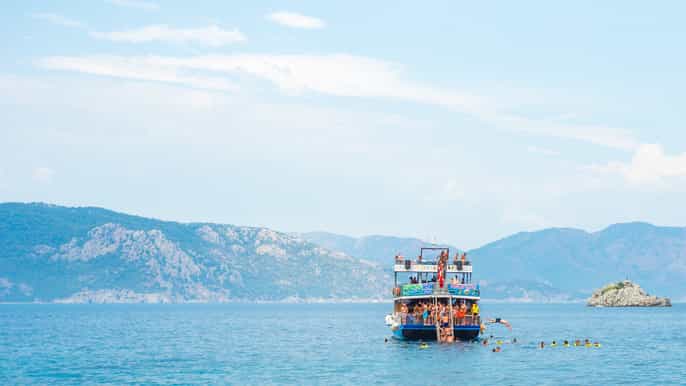 all inclusive boat tour from marmaris and icmeler