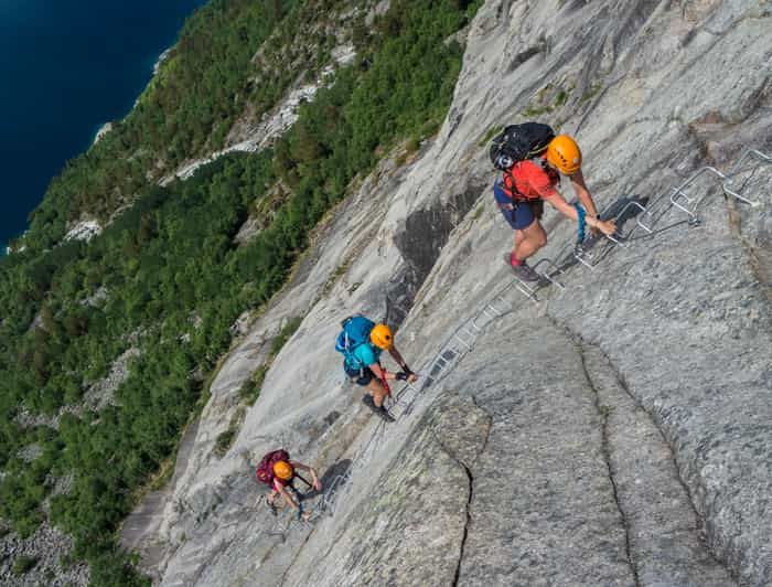 Odda: Full-Day Trolltunga Hiking, and Climbing Tour | GetYourGuide