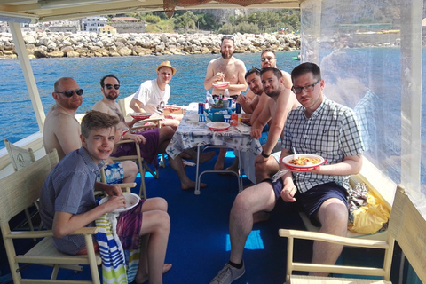 Från Sorrento: Fiske i Capri med lunch