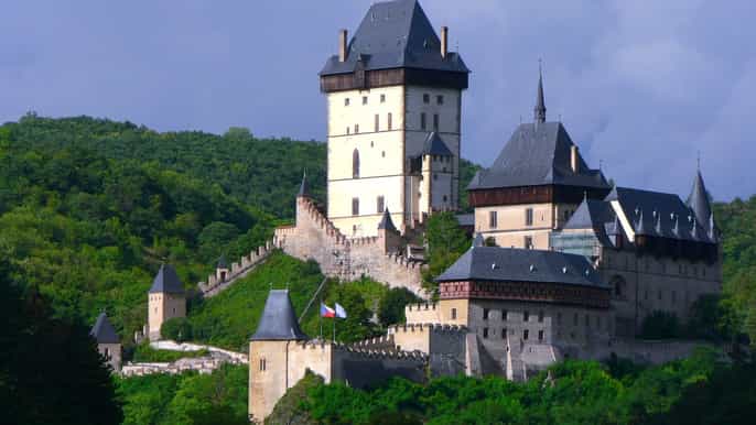 from prague small group koneprusy caves karlstejn castle