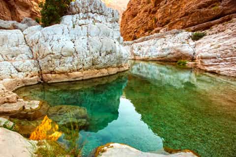 Muscat: Wadi Shab Trek and Coastal Tour