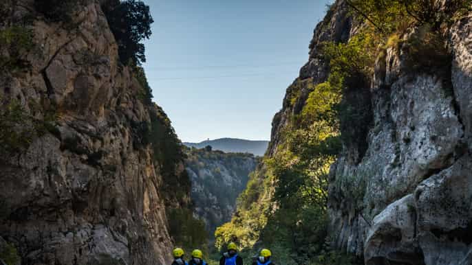 split water canyoning on cetina river