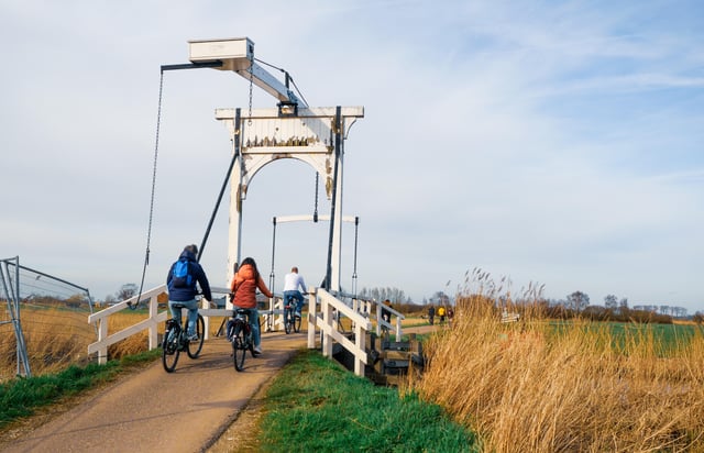 Amsterdam: La excursión en bicicleta eléctrica por el campo de Mike, Queso y zuecos