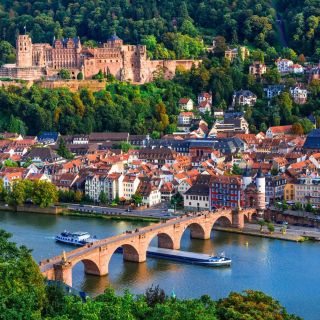 Tour combinato di Heidelberg e Reno da Francoforte