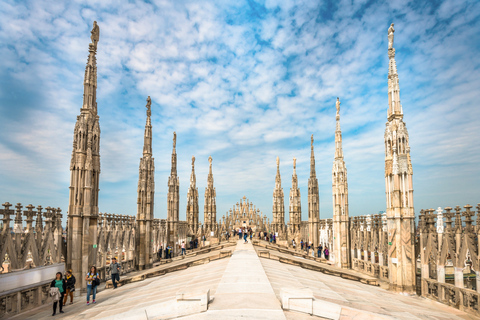 Milan: Fast-Track Milan Cathedral and Terraces Guided Tour Private Tour in Italian