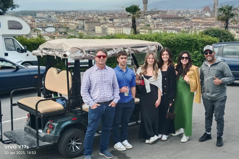 Tour della città di Firenze in golf cart e Piazzale Michelangelo