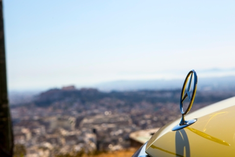Athènes: visite de la ville privée en voiture de luxePrise en charge du port du Pirée