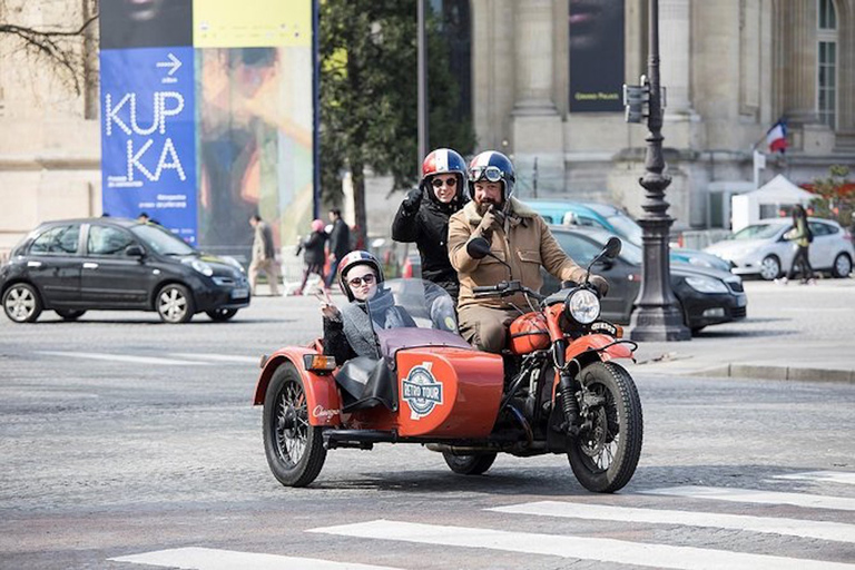 Paris: City Highlights Tour by Vintage Sidecar 1.5-Hour Great Escape Tour