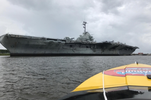 Charleston Harbor 2 heures d'aventure en hors-bordBateau à passagers unique