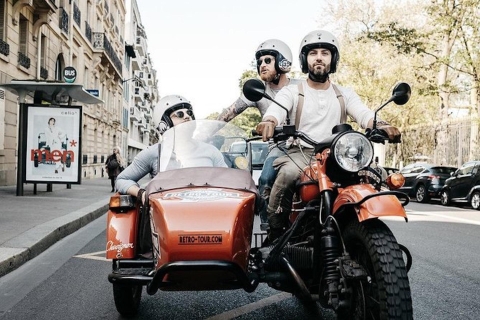 Paryż: 1-godzinna klasyczna wycieczka motocyklowa w stylu vintage