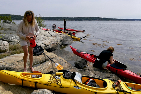 Sztokholm: Całodniowa wycieczka kajakiem po Archipelagu Sztokholmskim