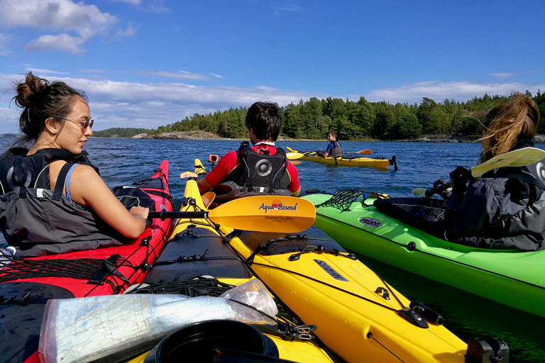 Estocolmo: Excursión en kayak de día completo por el archipiélago de Estocolmo