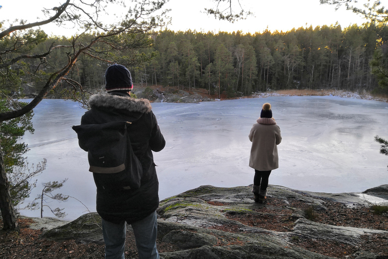 Stockholm : Randonnée hivernale et déjeuner autour d&#039;un feu