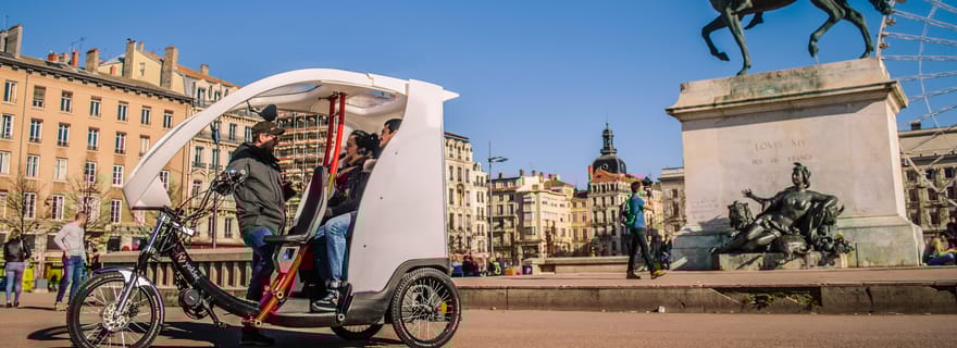 Lyon : Visite privée en cyclo-pousse des principaux sites et joyaux cachés