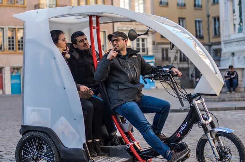 Lyon: Day or Night Pedicab Tour | GetYourGuide