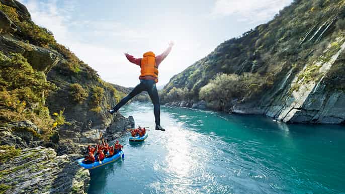 queenstown kawarau river rafting and jet boat ride