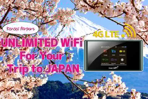Osaka: Japão Pocket WiFi Router Kansai Airport Pickup