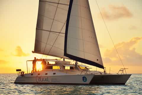 From Trou D'Eau Douce: Sundowner Cruise