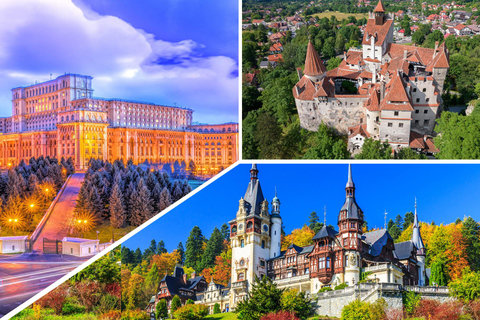 2-Day Tours Dracula, Peles Castles-Brasov& City Tour Save20% PTIVATE Bucharest Highlights Tour & 2nd Transylvania Castles