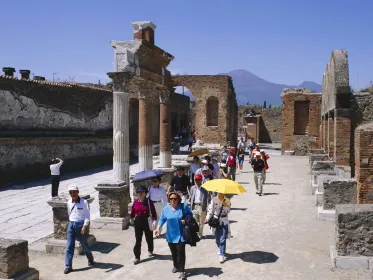 Pompeji und Herculaneum: Private Tour mit Transport