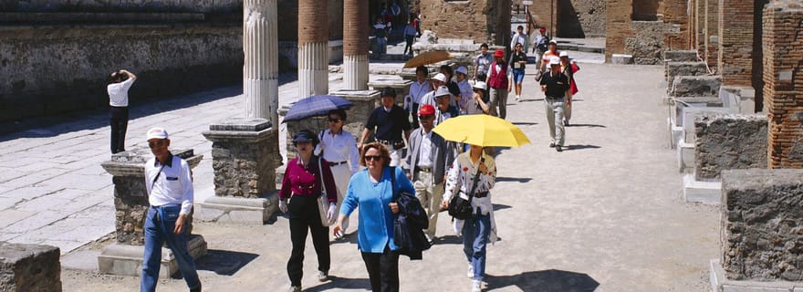 Pompéi et Herculanum : visite privée avec transport