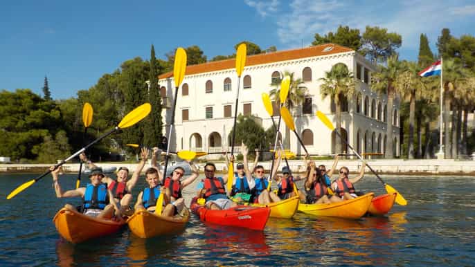 excursion guidée en kayak de mer de 4 heures à split