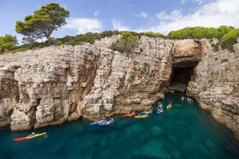 Дубровник: тур на полдня на морском каяке