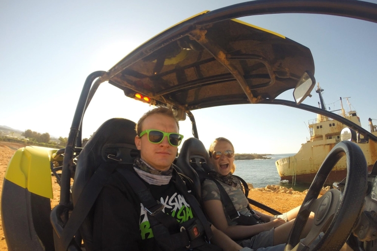 Paphos : Safari en buggy dans la péninsule d'Akamas avec déjeunerBuggy double passager