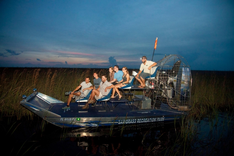 Sawgrass Park: godzinna, prywatna wycieczka poduszkowcem1-godzinna wycieczka przygodowa łodzią powietrzną – nocą