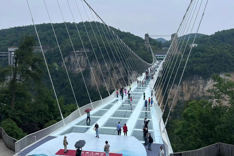 Zhangjiajie Grand Canyon, Glass Bridge with 5 Adventures Guide for other languages