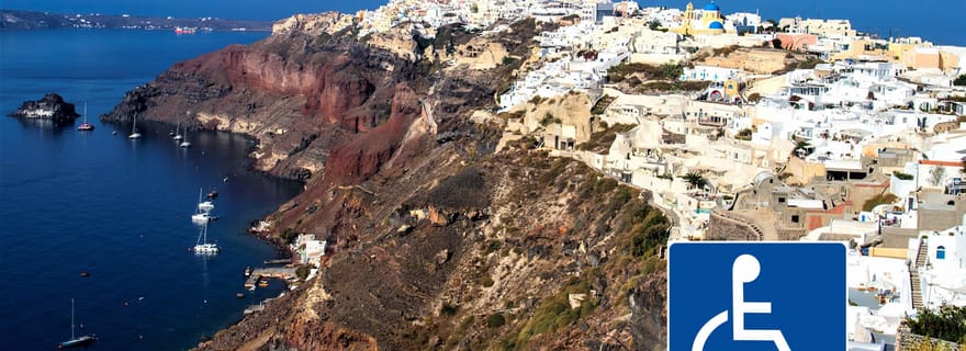 Visite privée de Santorin accessible