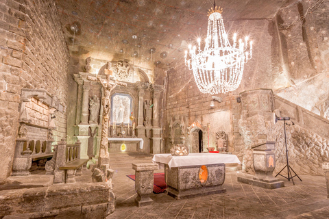 Miniera di sale di Wieliczka: tour con prelievo da Cracovia